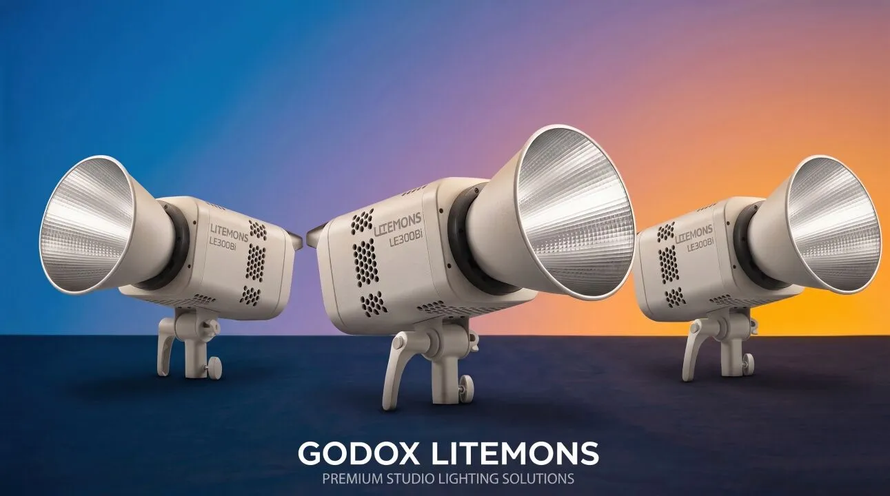 Painéis de iluminação Godox Litemons LE300Bi